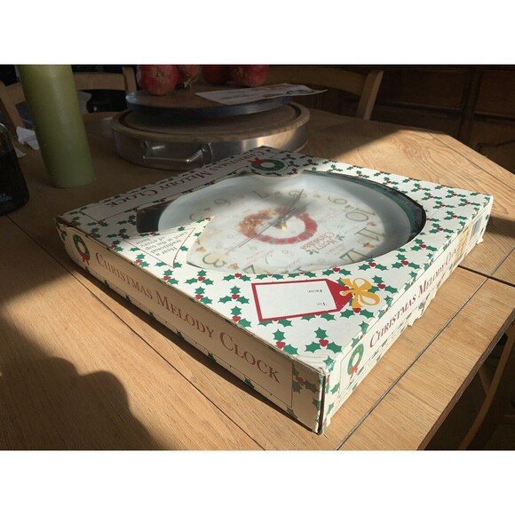 Feldstein & Associates Musical Christmas Melody Clock #XMAS-8000 New - Picture 6 of 6